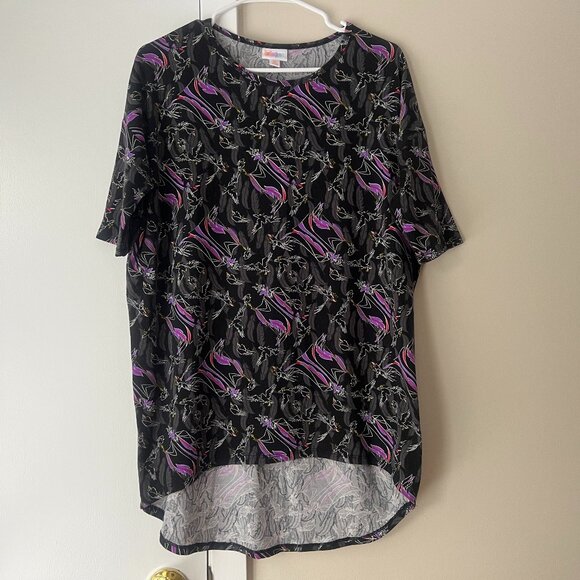 Lularoe Disney Maleficent Shirt Halloween Witch Size XS - Picture 1 of 13